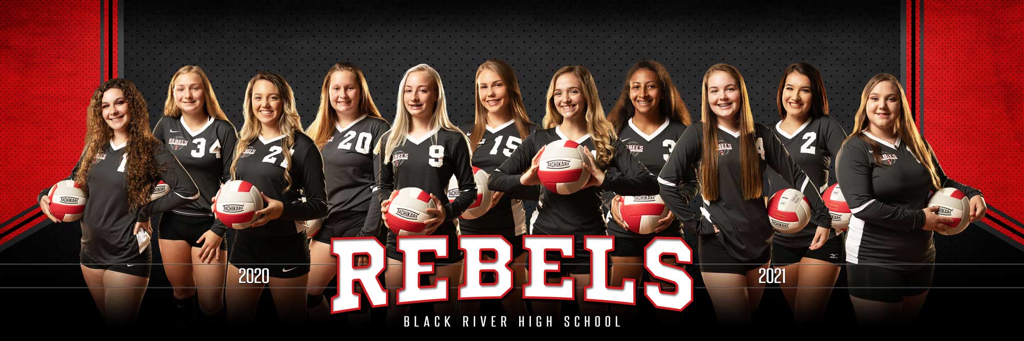 Clark Sanders volleyball team photo